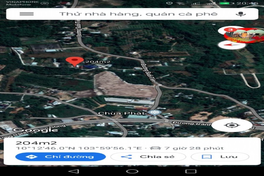 Bán đất nền 204.8 m2 quy hoạch ONT gần khu Suối Tiên, Dương Tơ 5